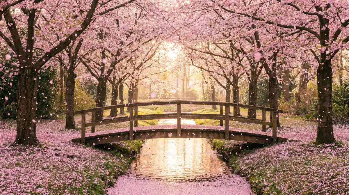 樱花桥畔 - SP的八种姿态和打法 唯美风景
